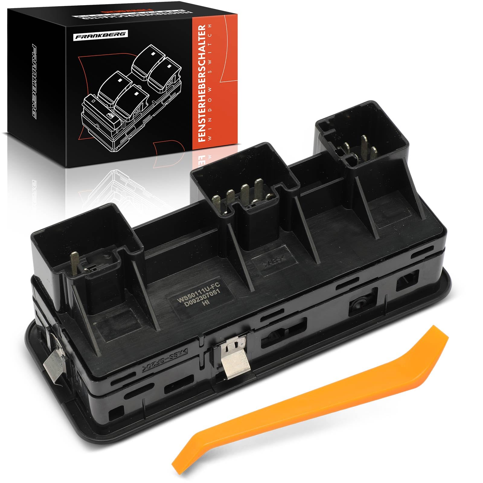 Frankberg Interruttori alzacristalli Anteriore sinistro Compatibile con R.a.n.g.e R.o.v.e.r Sport L320 Discovery III L319 Discovery III TAA Replace# YUD501110PVJ