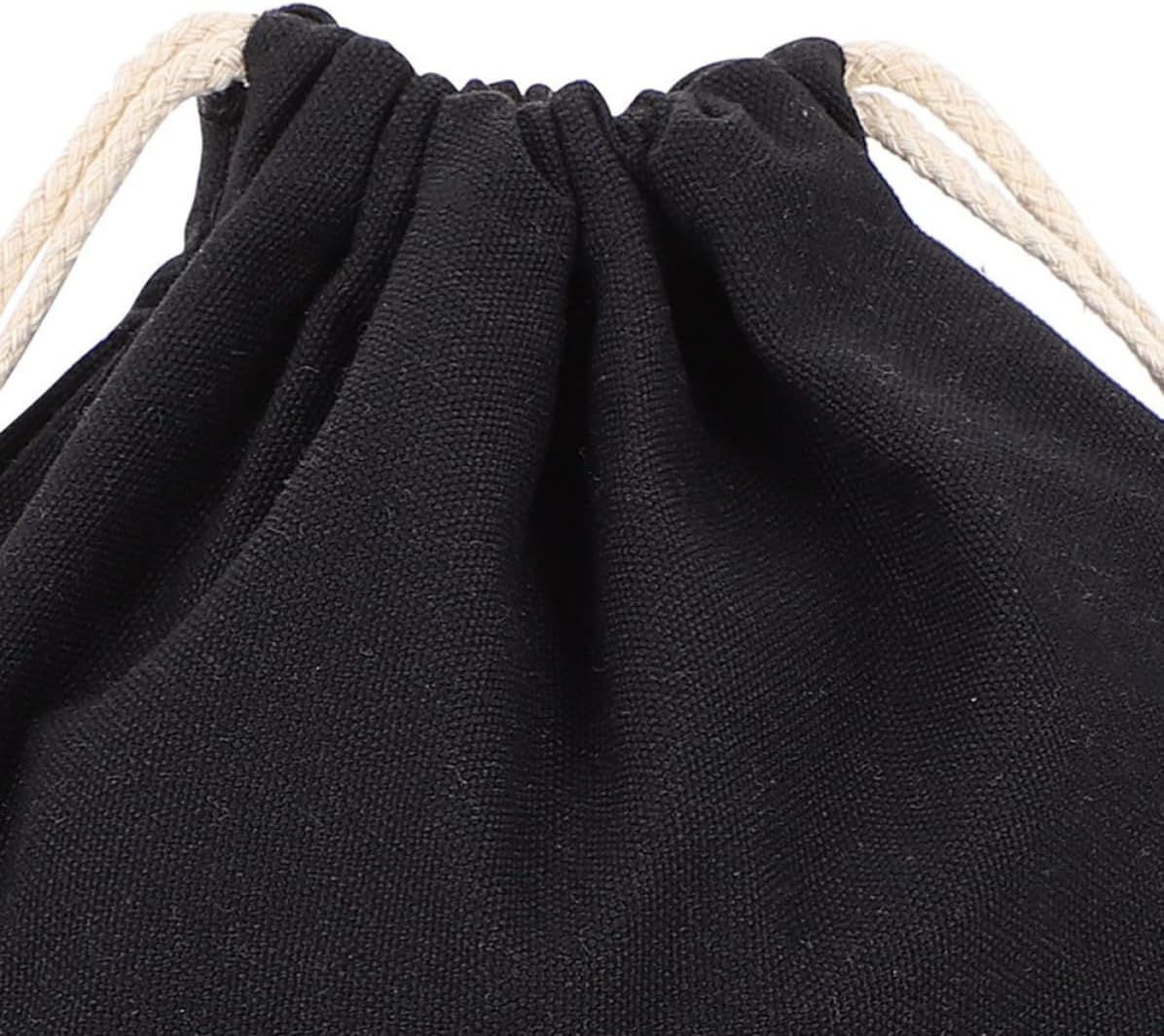 4pcs Embroidered Canvas Drawstring Hair Dryer Storage Bag for Travel