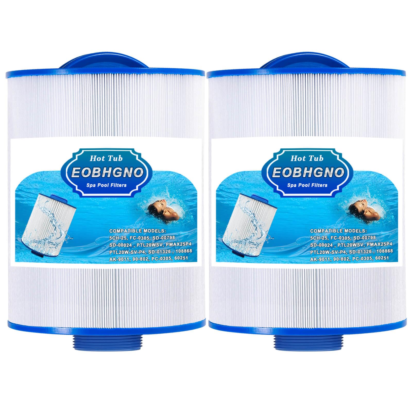 Filtro de spa para bañera de hidromasaje compatible con Unicel 5CH-25, Filbur FC-0305, PMAX25P4, MAAX Spas 108868, Baleen AK-9011, 90-802, SD-00798, SD-00024, MAAX Spas 25 cartucho de filtro de