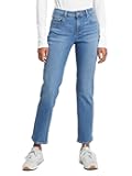 Womens Classic Straight Fit Denim Jeans