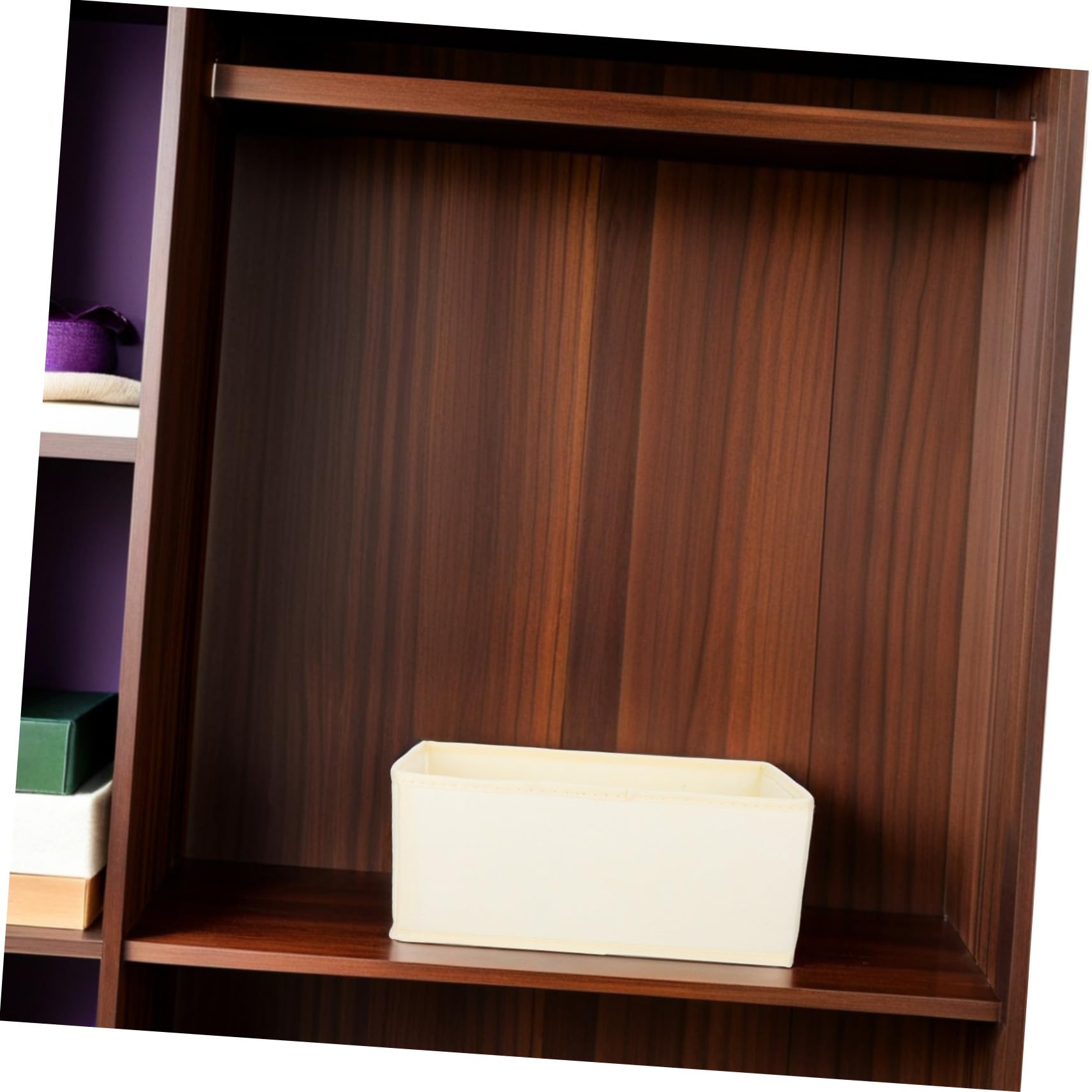 Organizzatore per Biancheria Intima da Cassetto, 6 Pezzi Beige | Scomparti Indipendenti Cartone e Coperchio Struttura Rigida per Tessuto Non Tessuto Armadi e Guardaroba