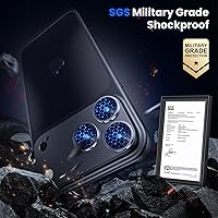 Vista 3 de WSKEN Protector de lente de cámara para iPhone 17 Pro Max - [grado militar inastillable] [fuerte adherencia] protector de pantalla de cámara