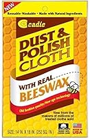 Vista 1 de Paño de cera de abeja reutilizable para muebles, pulidor de madera para muebles o limpiar superficies de suciedad en casa y oficina, gran limpiador