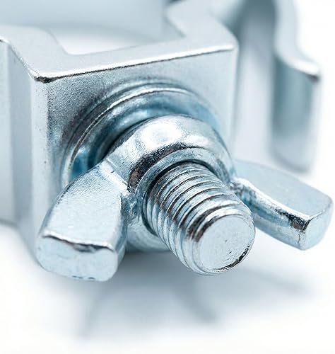 Miniatura 5 de Abrazadera de luz de escenario, abrazaderas O de carga de 22 libras165 libras220 libras de aleación de aluminio para DJ, montaje de gancho de
