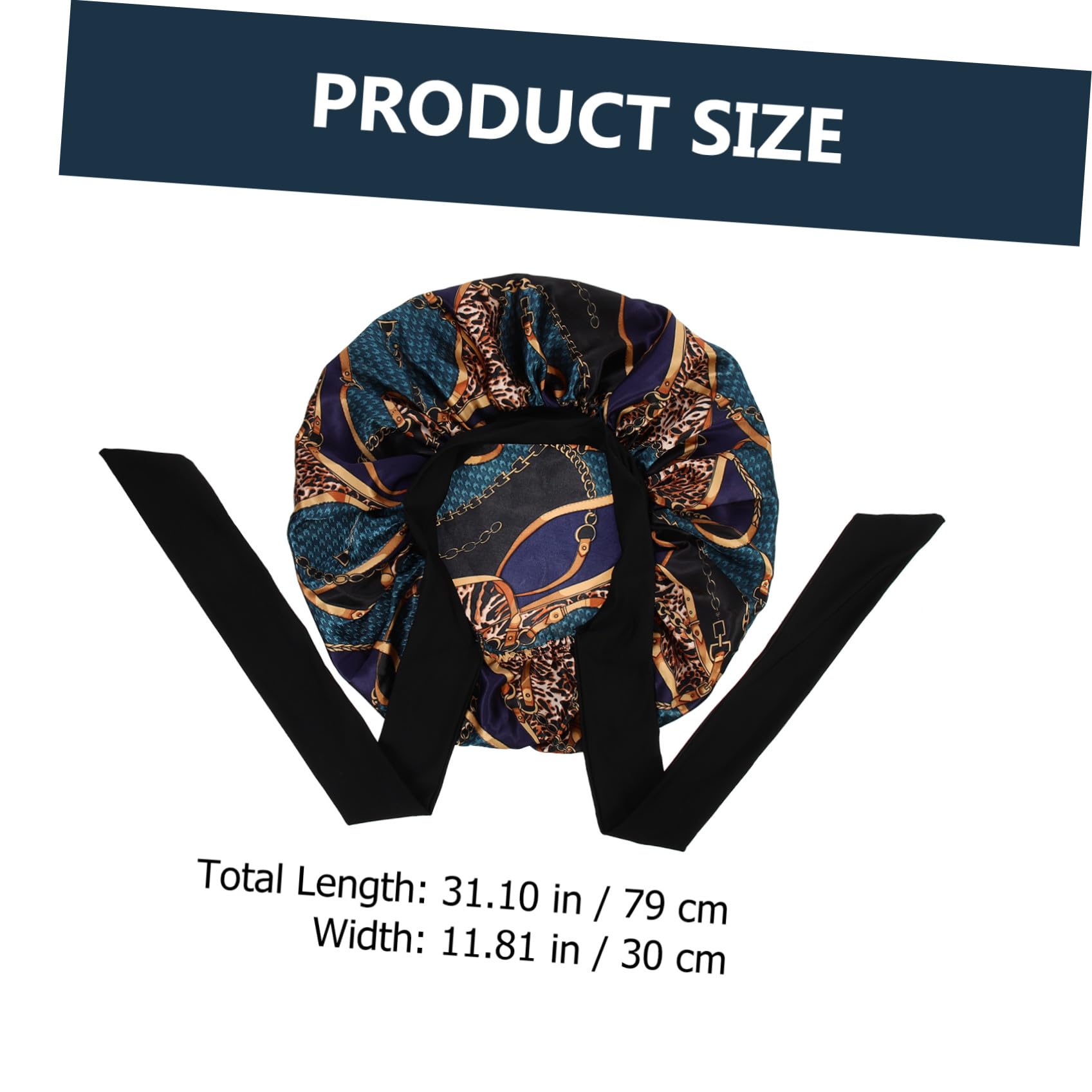 3piezas Gorro De Satén Elástico Para Dormir y Baño Gorro De Mujer Para Mantener Peinados Para Uso Diario y Ocasiones Especiales