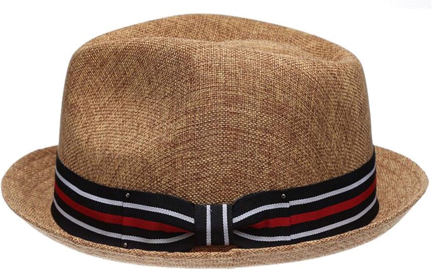 EPOCH HATS Mens Summer Fedora Cuban Style Short Brim Hat (US, Alpha, Large, X-Large, F2261LT Brown) - Image 2