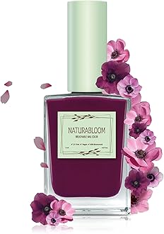 Breathable Premium Long Lasting Nail Polish (Dark Fuchsia) - Vegan & Toxin-Free