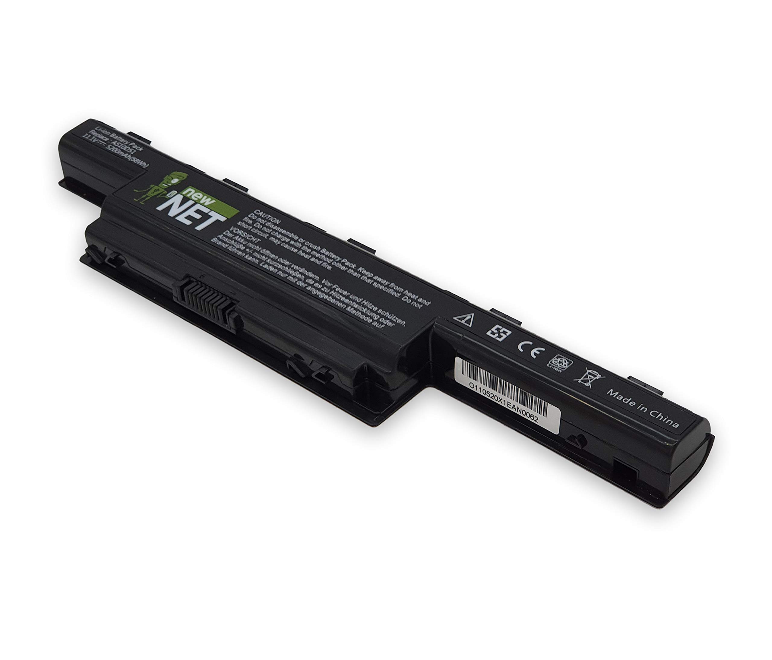 Batteria AS10D31 AS10D41 AS10D51 AS10D61 compatibile con Acer | Notebook Packard Bell EasyNote Aspire 4250 4252 4253 4253G 4551G 4741 4771G 5336 5742 7741G 5750G eMachines [5200mAh]