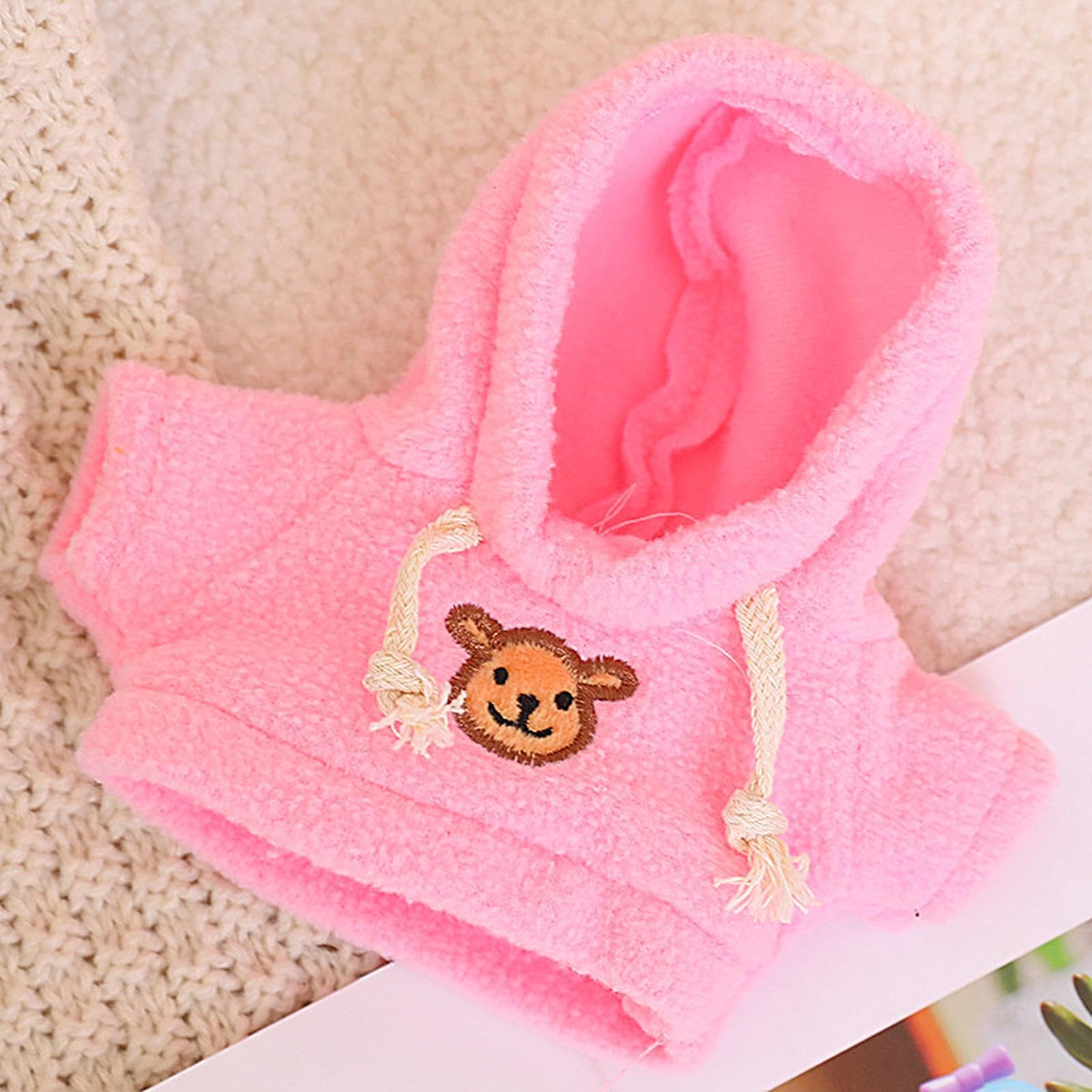 Vestiti per bambole di peluche, vestiti per costruire un orso, Maglione con cappuccio con orso, Simpatica felpa con cappuccio Capibara vestiti bambola di maglione per bambini ragazzi ragazze, bambole
