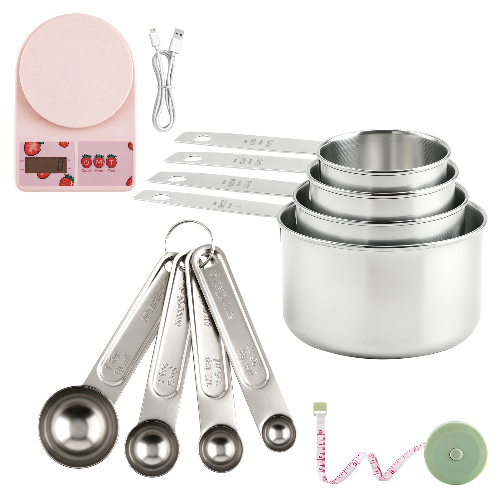 Measuring Spoon set for Digital Kitchen Scale product research image