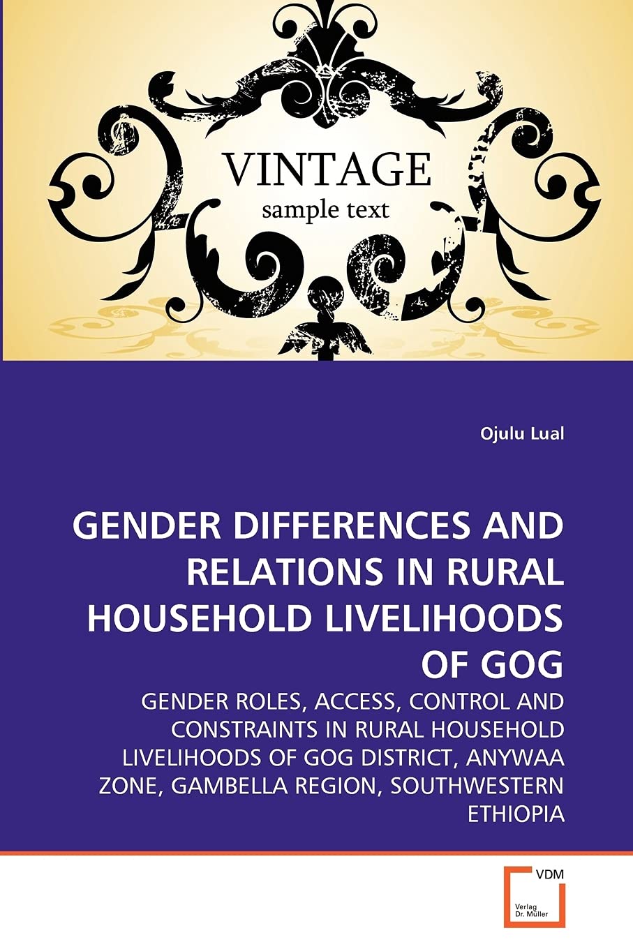GENDER DIFFERENCES AND RELATIONS IN RURAL HOUSEHOLD LIVELIHOODS OF GOG
