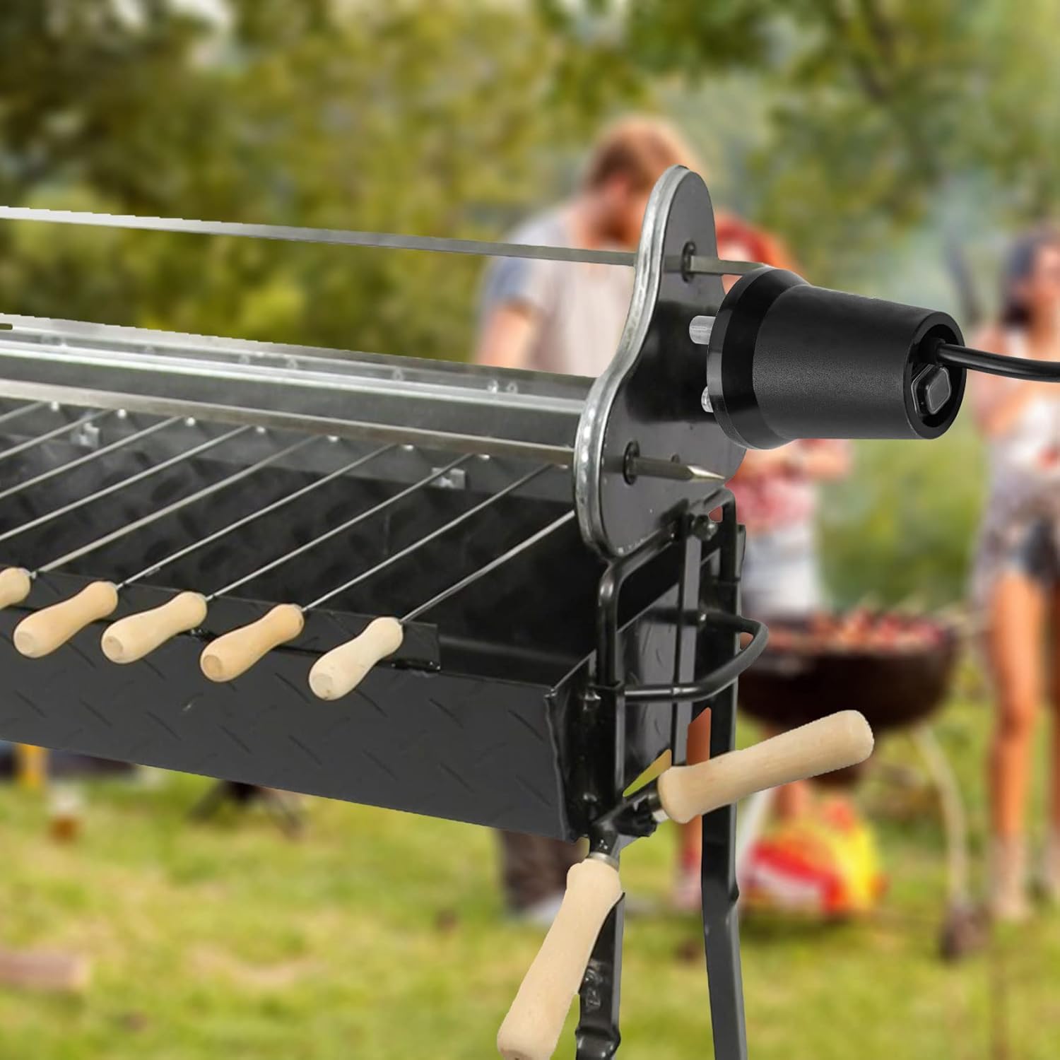 Elektrisches BBQ Braten RotisserieG rill Motor Rotator Grill motor Motorwerkzeug Zubehör für Picknick(EU