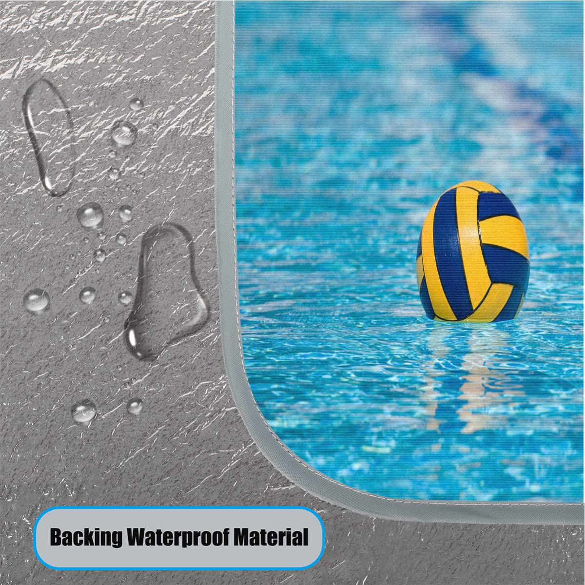 TropicalLife Sport acquatici Pallavolo Picnic Coperta Pallavolo Quadrato Impermeabile Pieghevole Indoor Outdoor Mat Tappeti per Spiaggia Campeggio Parco Famiglia Gathering Attività