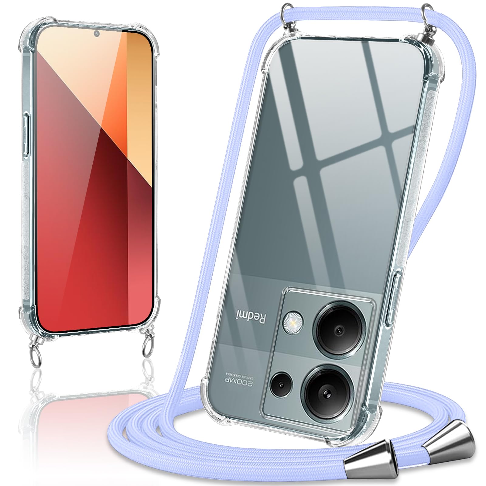 Pnakqil Cover Per Xiaomi 13T/Xiaomi 13T Pro 5G Con Cordino
