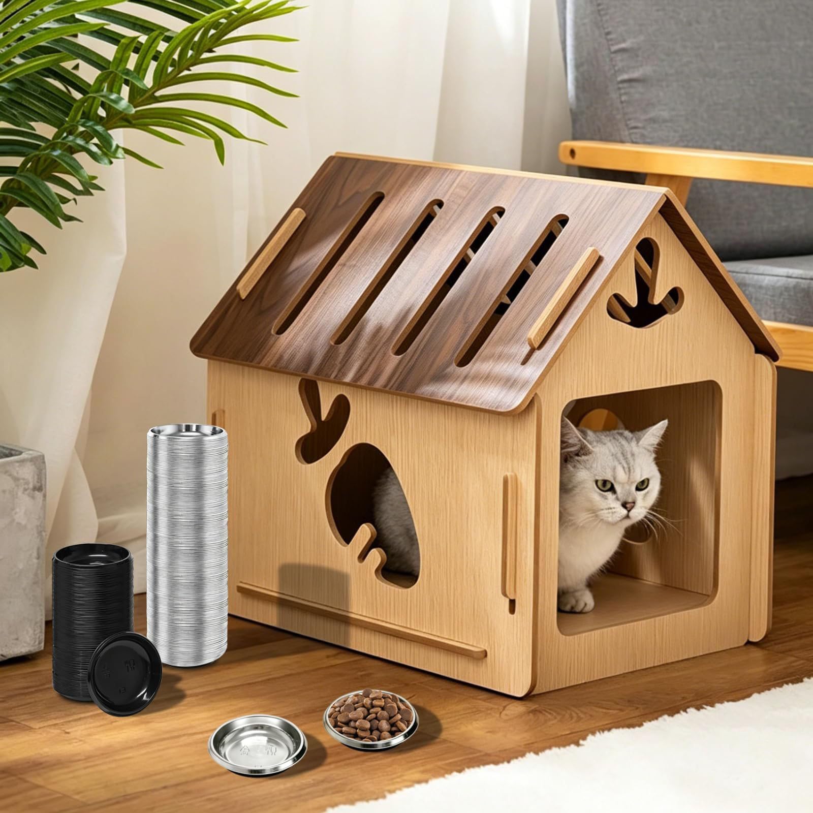 Tazones para perros y gatos, A