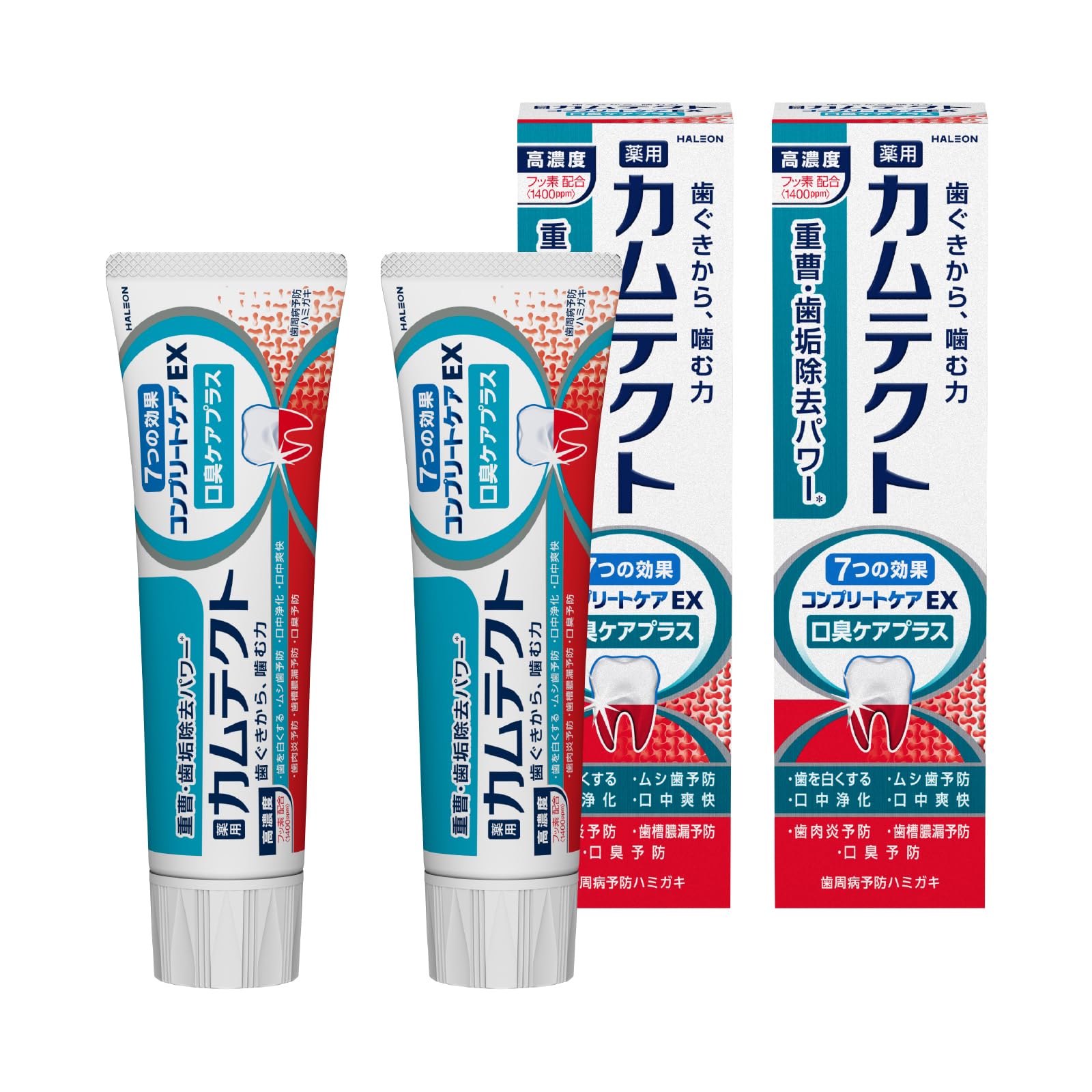 【医薬部外品】カムテクト コンプリートケアEX 口臭ケアプラス歯磨き粉 歯周病(…