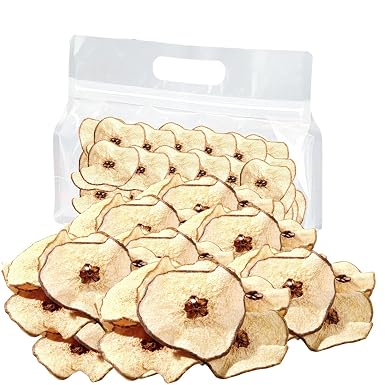 Dried Pears Slices Dehydrated Pear Pieces for Cocktails Garnish Bulk No Sugar Added Dry Fruit Chips for Tea Potpourri Baking Cooking Decor All Natural Vegan(6oz)