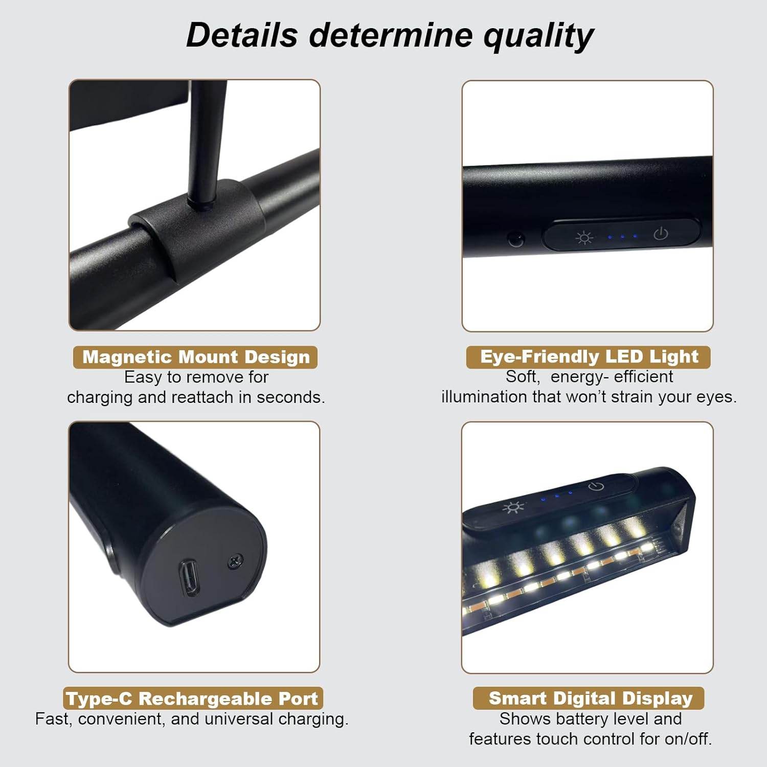 Picture Lights Wall Battery Operated, 14" 6000mAh Rechargeable Display Light with Remote/Rotatable/Dimmable/3CCT Magnetic Wireless Lamp for Painting/Gallery/Artwork/Portraits/Phote/Frame/Poster(Black)