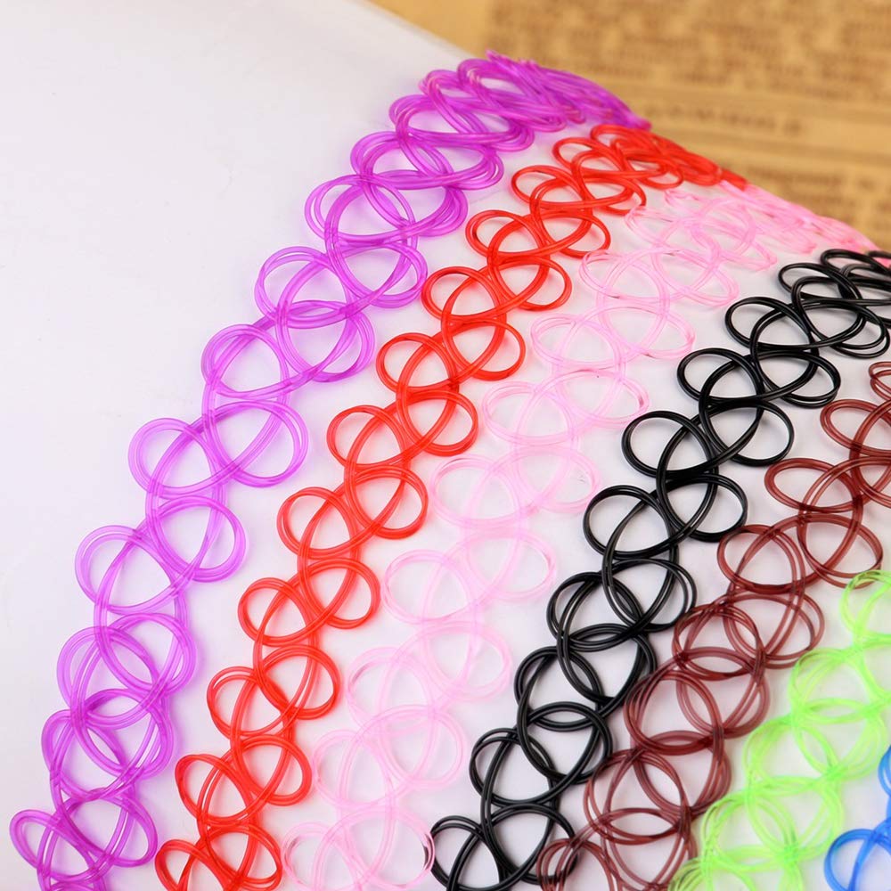 Collier Tour De Cou Noir Femme Métal Rigide Chaîne élégante Choker