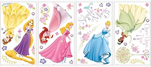 RoomMates RMK1903SCS - CalcomanĂas de pared de princesa brillante de Disney Princess Glow RoomMates RMK1903SCS - CalcomanĂas de pared de princesa brillante de Disney Princess Glow