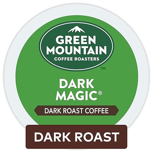 Green Mountain Coffee Roasters Green Mountain Dark Magic Dark Roast K Cup Keurig - Cápsulas de café Keurig, 144 unidades (paquete de 1), 1, 144.0