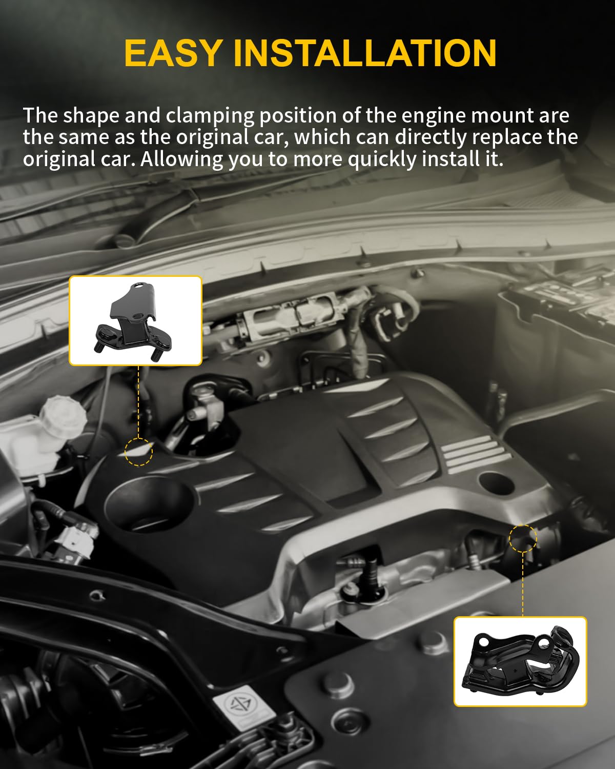 TOM AUTO PARTS Motor Mount Set – 2005-2006 Honda Odyssey LX EX 3.5L V6 VTEC, 5-Piece Kit