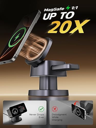 Miniatura 3 de ByteWave 3-in-1 Charging Station for Apple, iPhone MagSafe Charger with 3-Color Light, 15W Max Foldable Wireless Fast Charging for iPhone