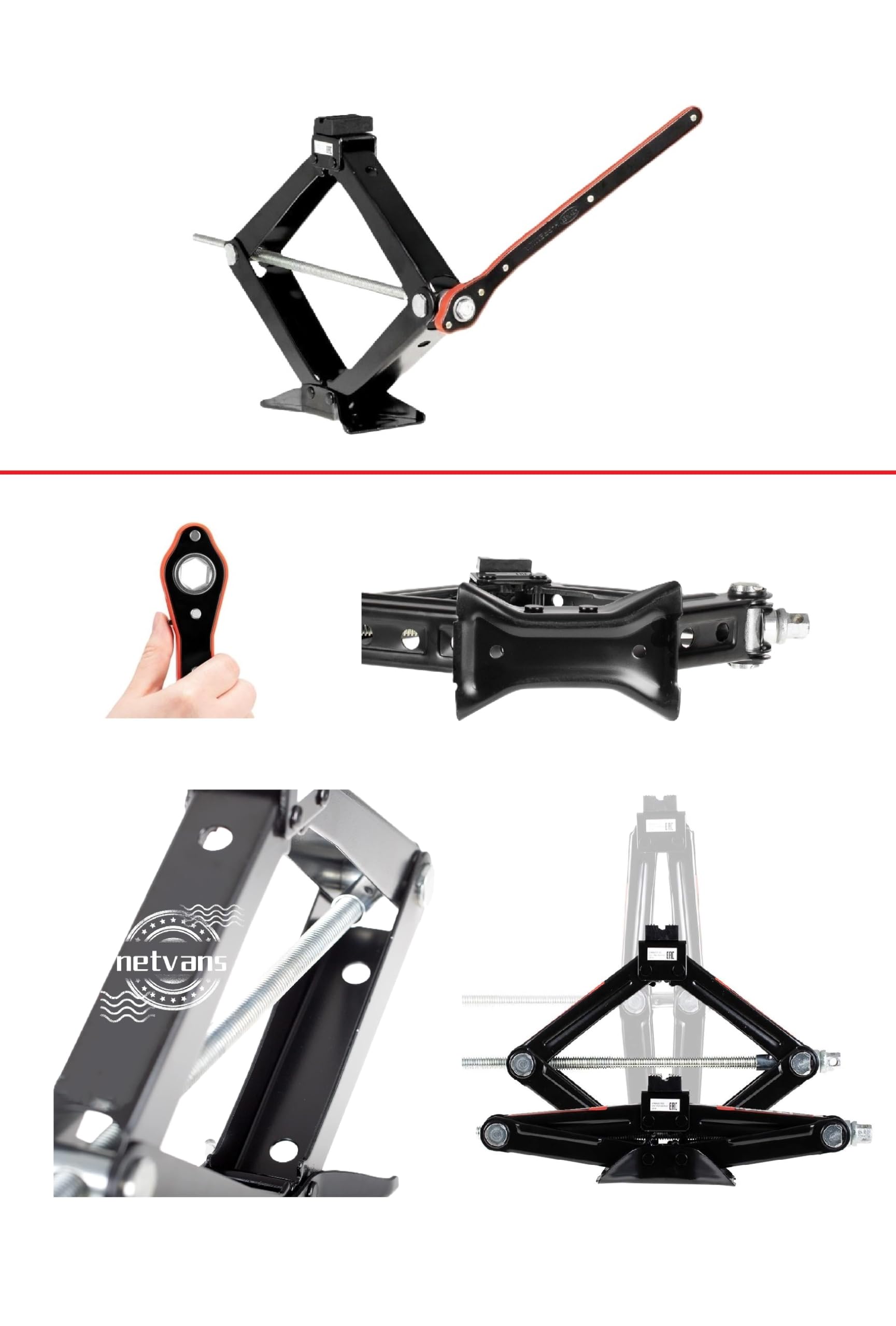 Kit Ruotino di Scorta 16" compatibile con Nuova Lancia Ypsilon 2024 con Cric, Chiave, Guanti e Sacca