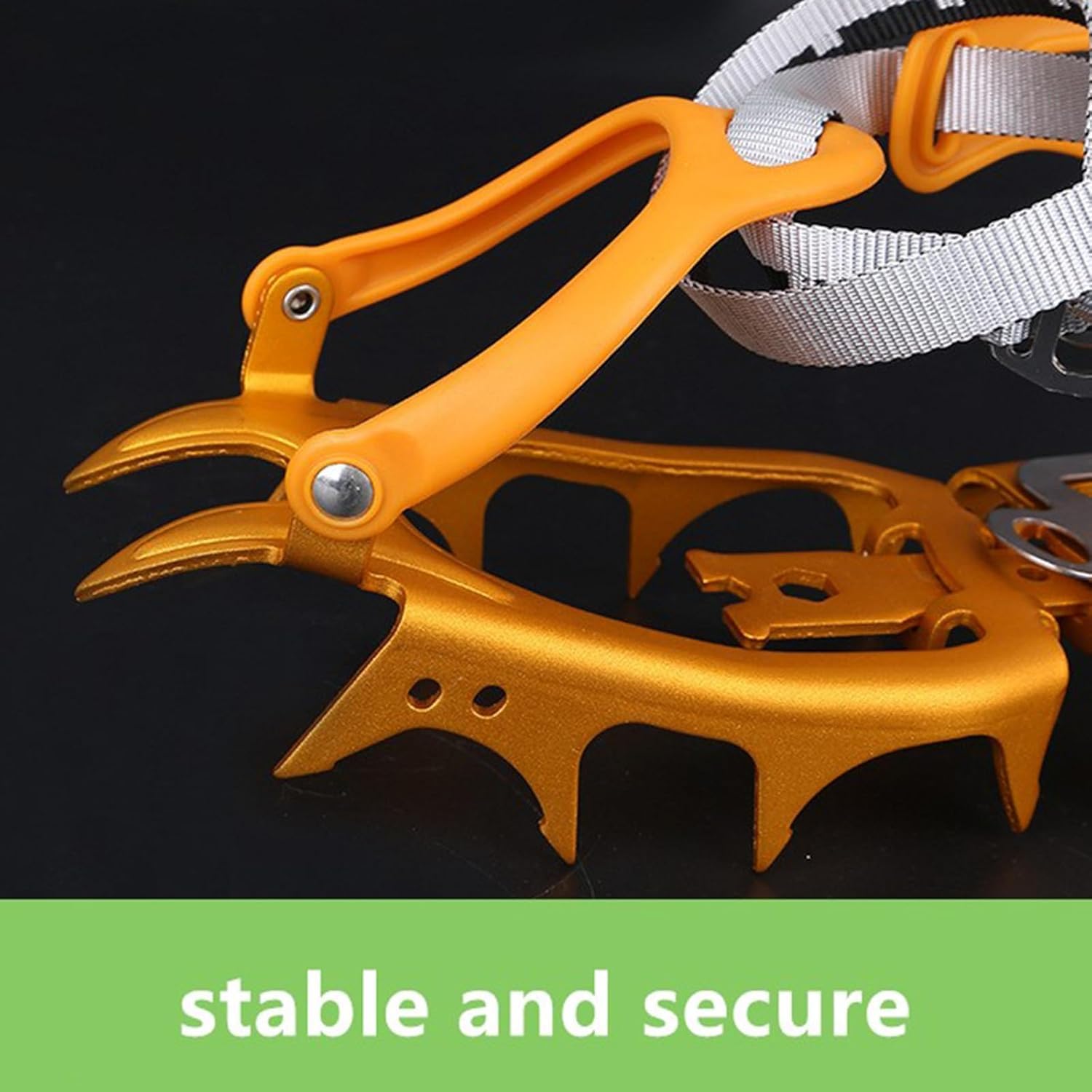 Spikes per scarpe invernali, picchetti per scarpe, stivali antiscivolo per escursioni, passeggiate e jogging, invernali, punte rinforzate in acciaio inox, ramponi da trekking, scarpe da montagna