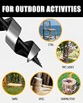 Mettre à niveau les outils de Bushcraft, 1 X 10'' Perceuse de bois d'Auger main, éponge pour le forage facile, augure d'oeil Scotch Protable, équipement de survie en plein air pour camping Backpacking randonnée