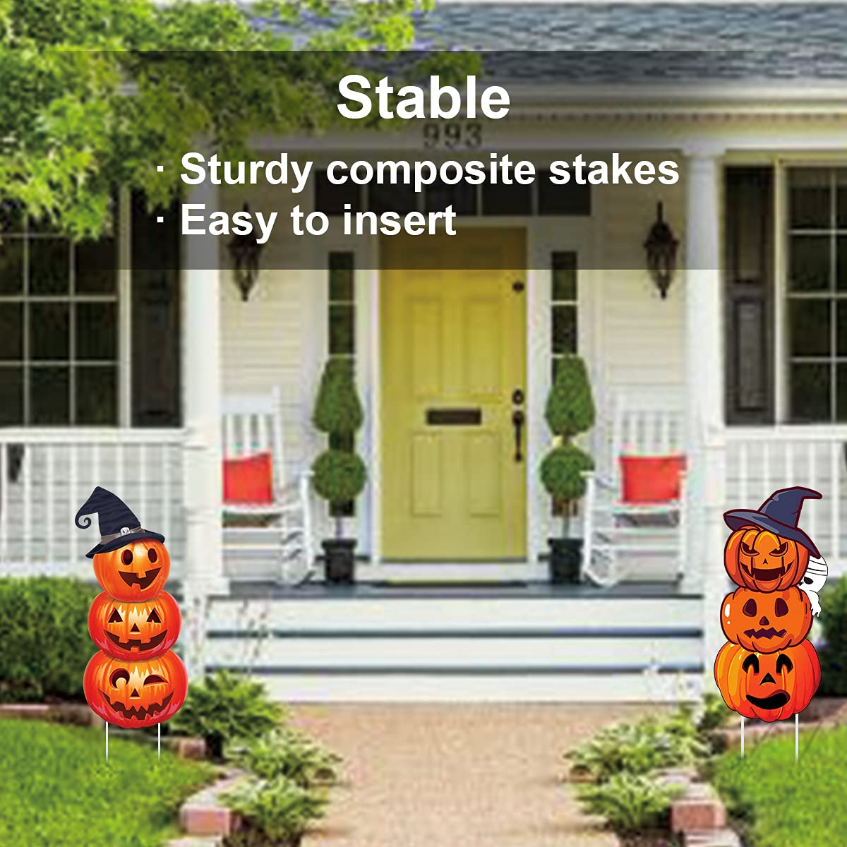 Geroclonup Panneau De Jardin Avec Piquet - 20 X 30 Cm - En Aluminium Robuste - Étanche - Pour Extérieur, Pelouse, Cour Et Jardin