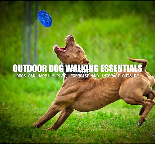 Miniatura 3 de Andiker Juguete chirriante para perro, juguetes masticables seguros de TPR para rechinar los dientes y limpiar los perros, juguetes para mejorar la