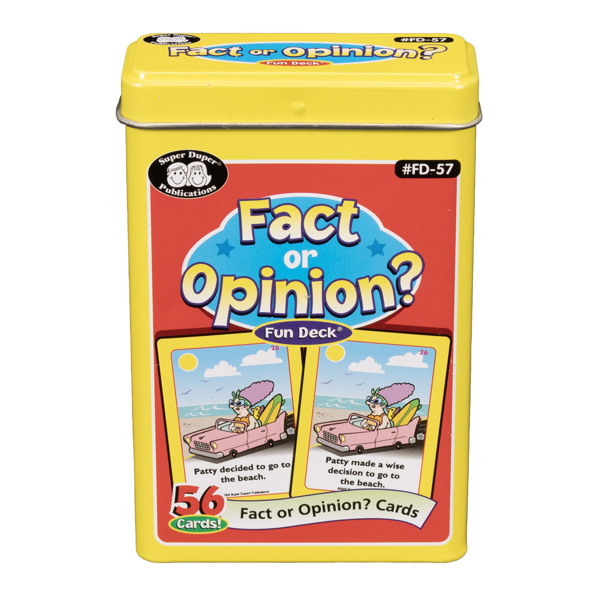 Super Duper Publications | Fact or Opinion? Fun Deck Flash Cards | Educational Learning Resource for Children