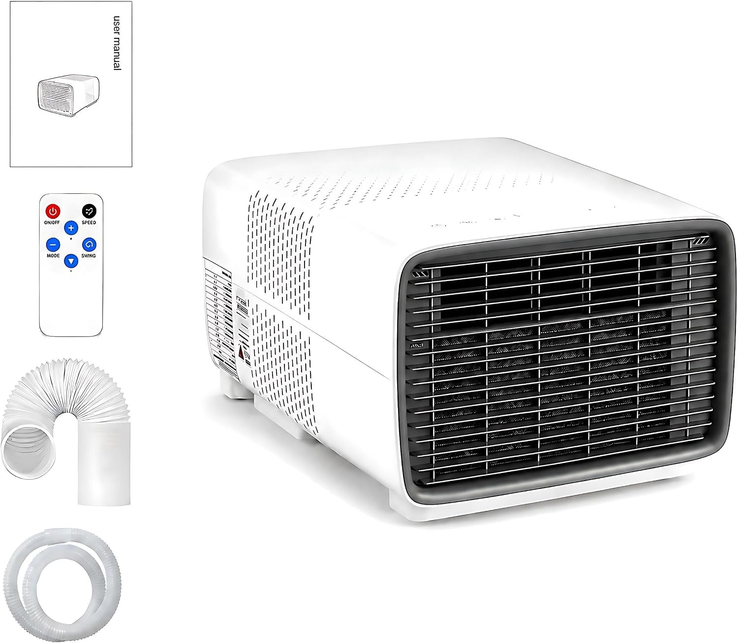 FJYAWEN Portable Camping Air Conditioner 2700 Btu with Dc Compressor,