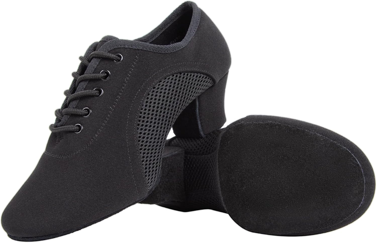Linodes Women's Lace Up Breathable Practice Ballroom Shoes, Professional Latin Performance Dance Shoes, Split Sole - Image 6