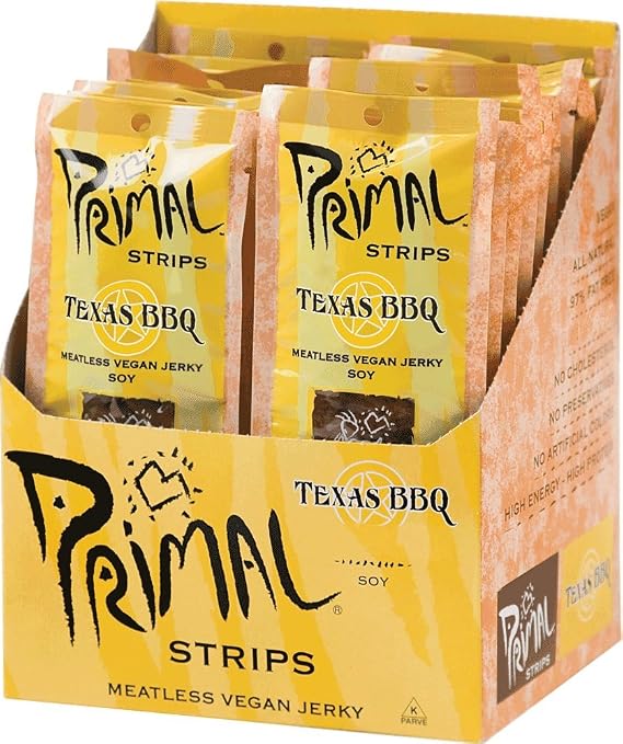 Primal Strips Soy Texas Bbq Meatless Jerky, 1 oz