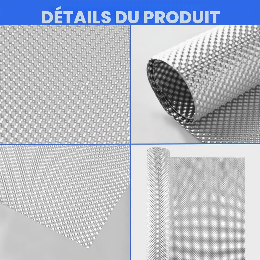 Garde-boue 100 cm x 40 cm en aluminium Isolation thermique du moteur Protection thermique pour voitures, voitures de course, motos
