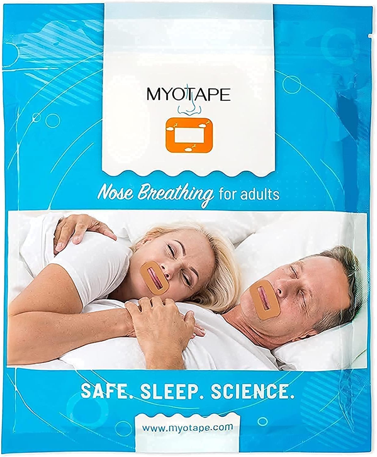 Sleep Strips by MYOTAPE ADULT TAPE Improve Your Sleep Quality, Breathe
