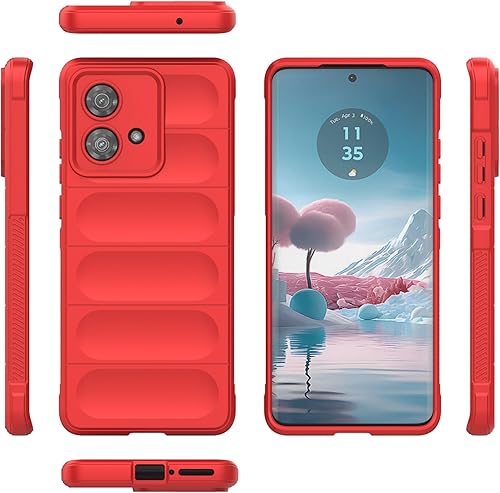 Funda trasera para teléfono compatible con Motorola Edge 40 Neo 5G, funda de silicona delgada, protección de cuerpo completo, resistente a los