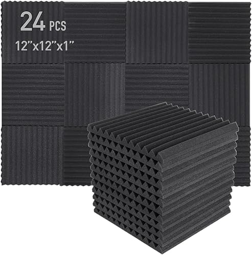 Miniatura 2 de paneles de espuma Panel De Espuma Acústica Para Estudio, Almohadilla De Esponja Insonorizada, Pegatina De Pared, Tratamiento De Absorción De Sonido