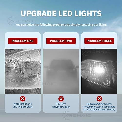 Vista 23 de Archaic Luces traseras compatibles con Mini Hatch R50 R53 2001-06 [una, una D, Cooper S, Cooper] y Mini Cabrio R52 2004-08 [Cooper, Cooper S, One]