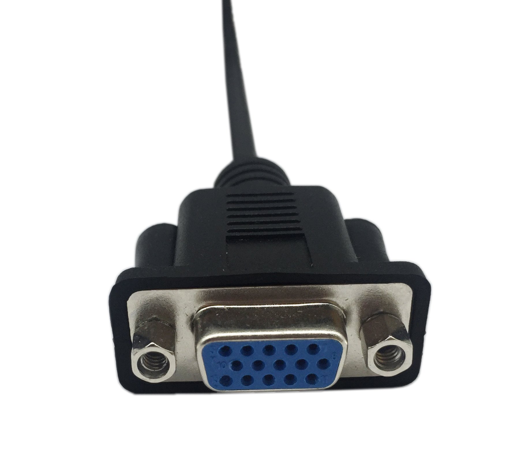 yanaさん専用 Cerrxian 1ft VGA SVGA 15 Pin HD15 Female to Female Gender Changer