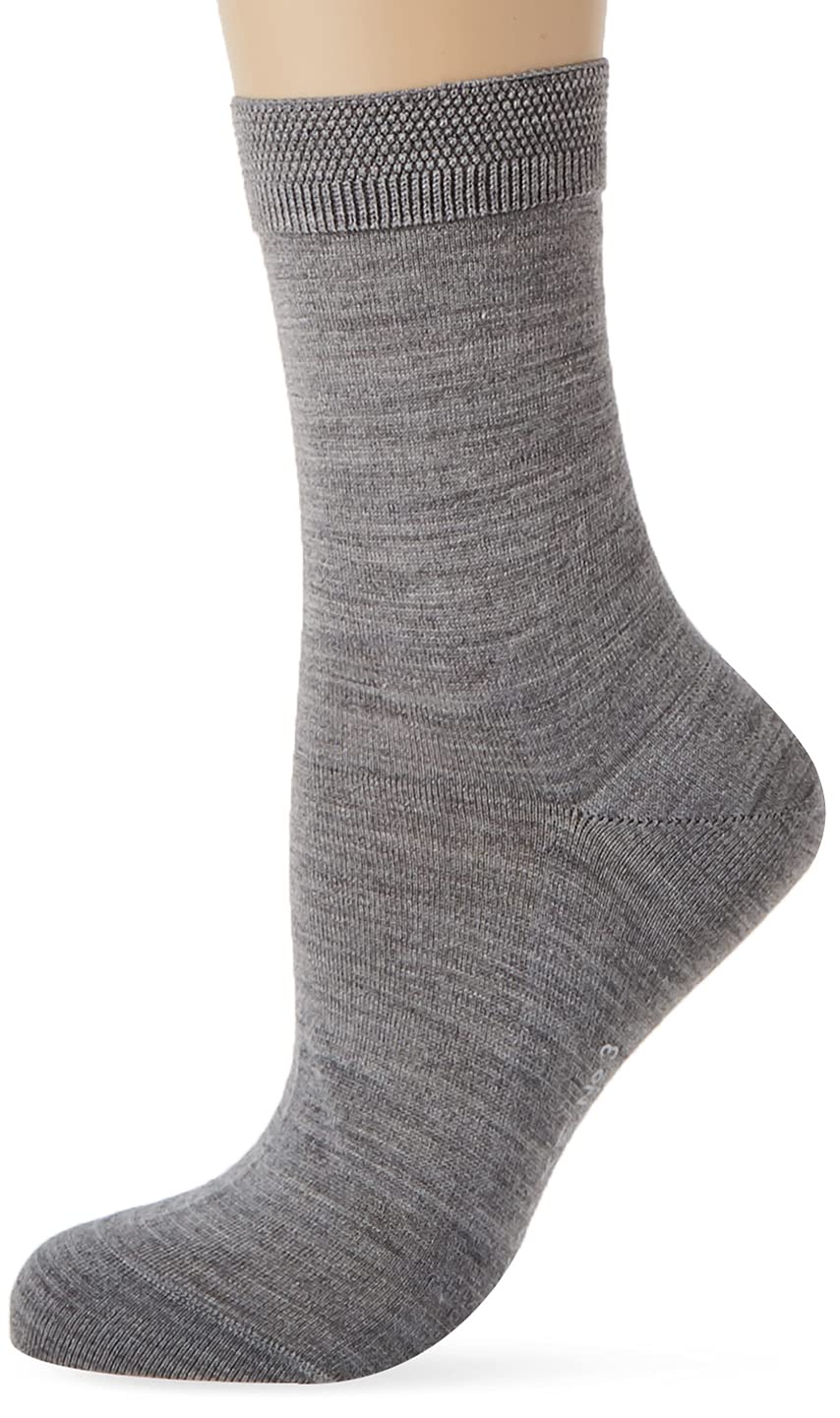 FALKE Damen No. 3 Socken Wolle Seide atmungsaktiv klimaregulierend | mit Plüschsohle