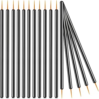KINGMAS 100 Pack Disposable Eyeliner Brushes - Ultra-Fine Tip Applicators for Precise Eye, Lash & Lip Makeup