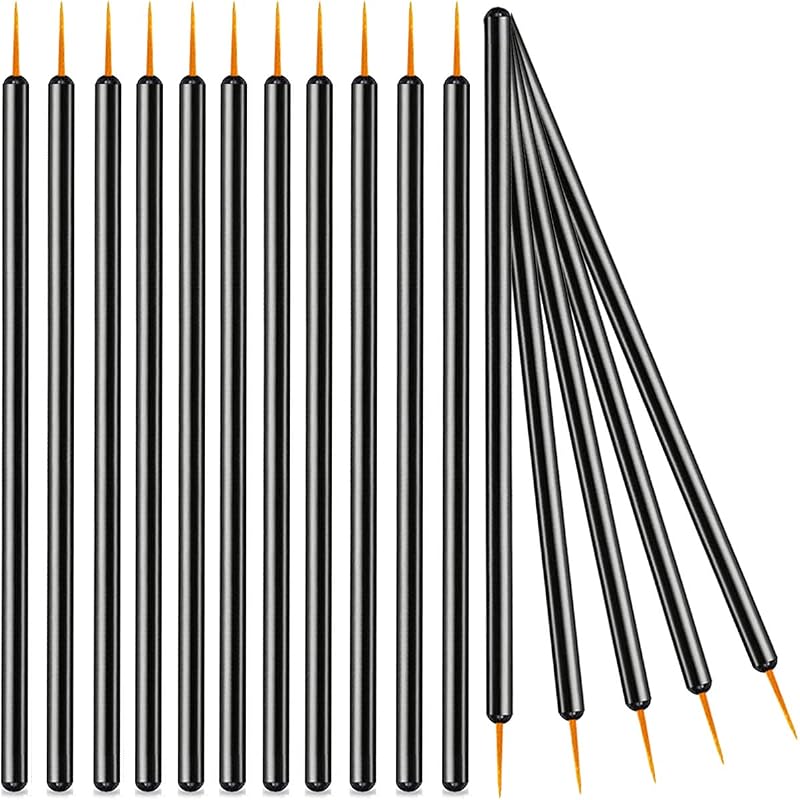 100 Pack Eyeliner Brush, Disposable Point Eye liner Applicator | Ultra-fine Cosmetic Eye Wands Eye Liner Makeup Tool