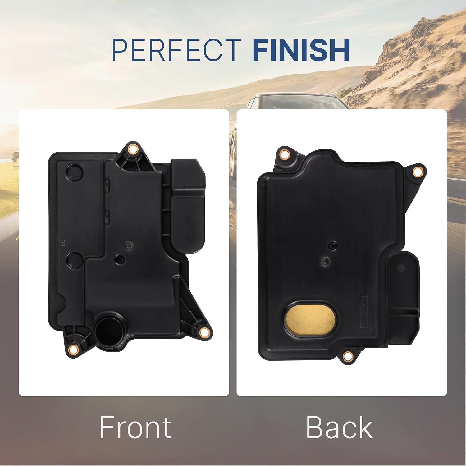 Automatic Transmission Filter Kit with Pan Gasket Compatible with Toyota Tacoma 2016-2023, Replaces 35330-71010, 35330-04010
