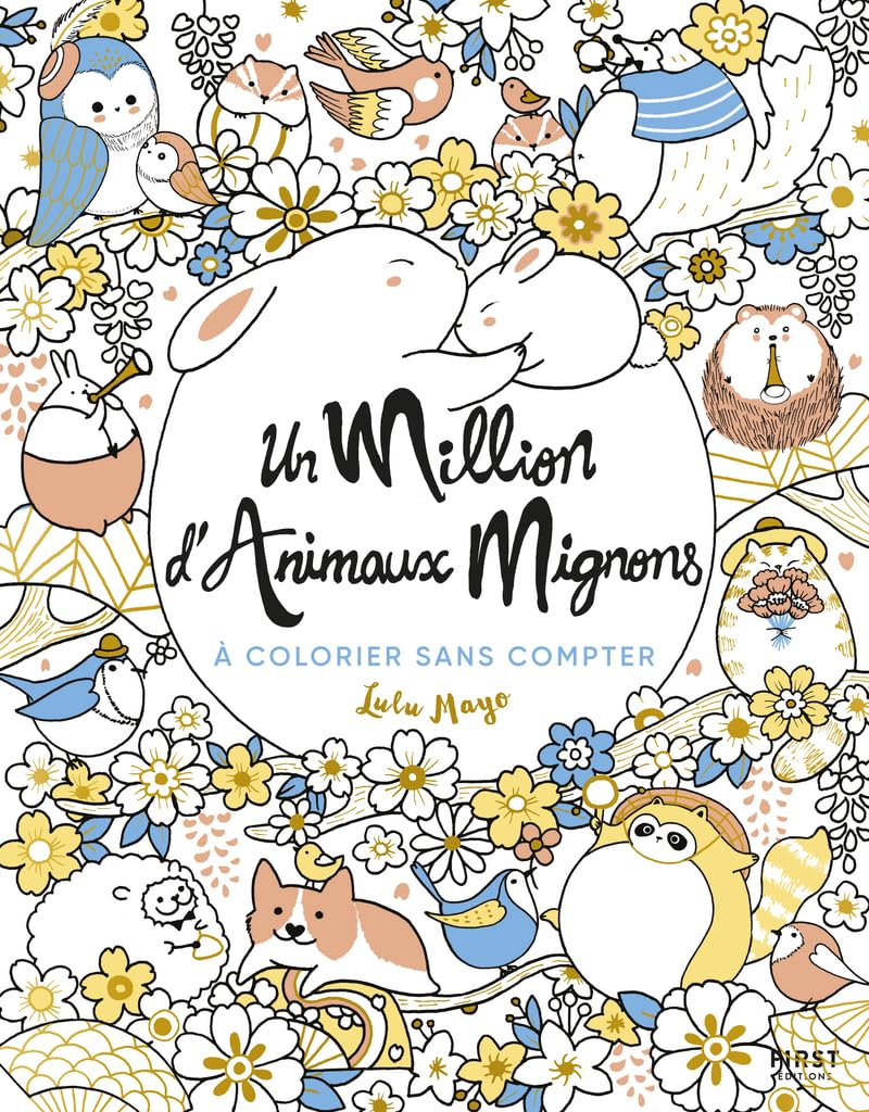 Un million d'animaux mignons à colorier sans compter