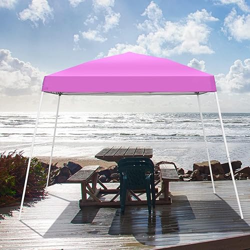 Miniatura 7 de GDY Tienda de campaña desplegable para exteriores de 8 x 10 pies, kioscos plegables instantáneos portátiles, toldo de patio con bolsa de transporte,