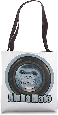 Aloha Mate Monk Seal Ilio holo I ka uaua Hawaii Tote Bag