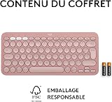 Logitech Pebble Keys 2 K380s clavier sans fil Bluetooth multidispositif - 11